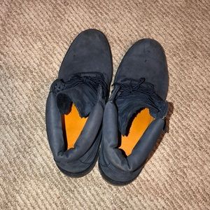 Navy Blue Timberland Boots